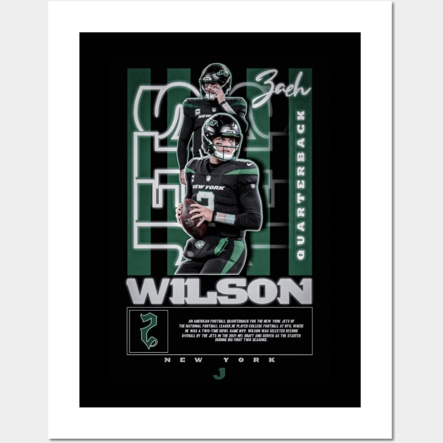 Zach Wilson 2 Wall Art by NFLapparel